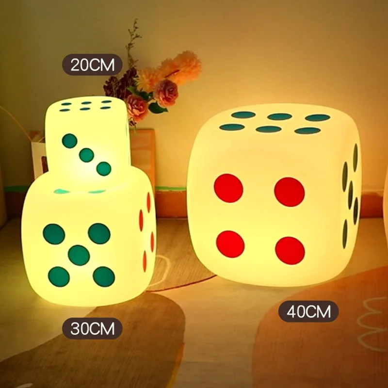 Huge Dice Bedside Atmosphere Floor Table Lamp - Image 3