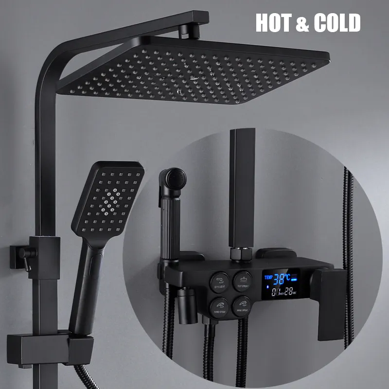 Hydro Lux LED Digital Rainfall Shower Set - Image 10