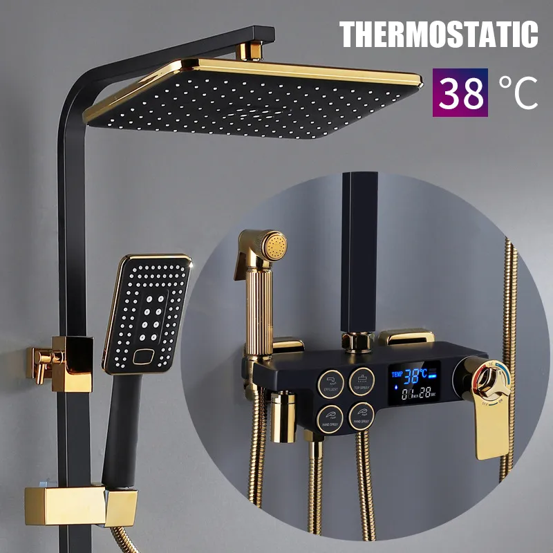 Hydro Lux LED Digital Rainfall Shower Set - Image 12
