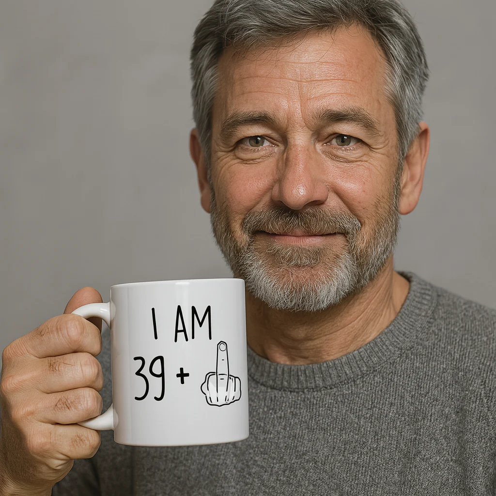 I Am 39 Plus Middle Finger Mug - Image 5