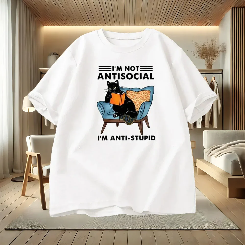 I am Not Antisocial Funny T-Shirt - Image 6