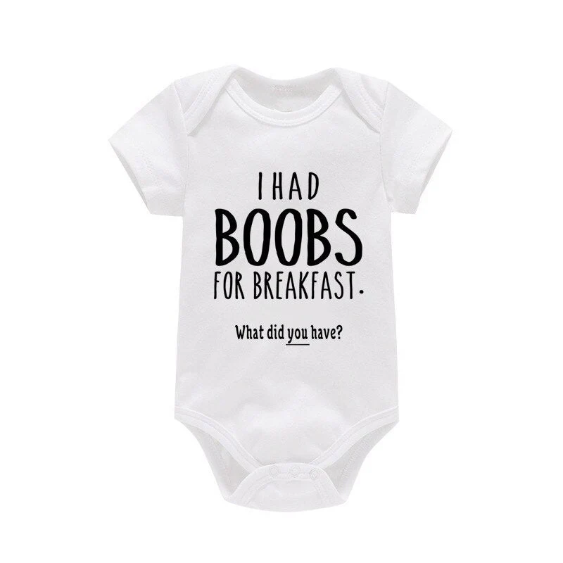 I Had Boobs for Breakfast What Did You Have TShirt - Image 8