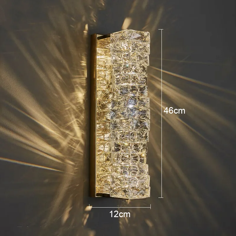 Icefall Crystal American Wall Lamp - Image 16