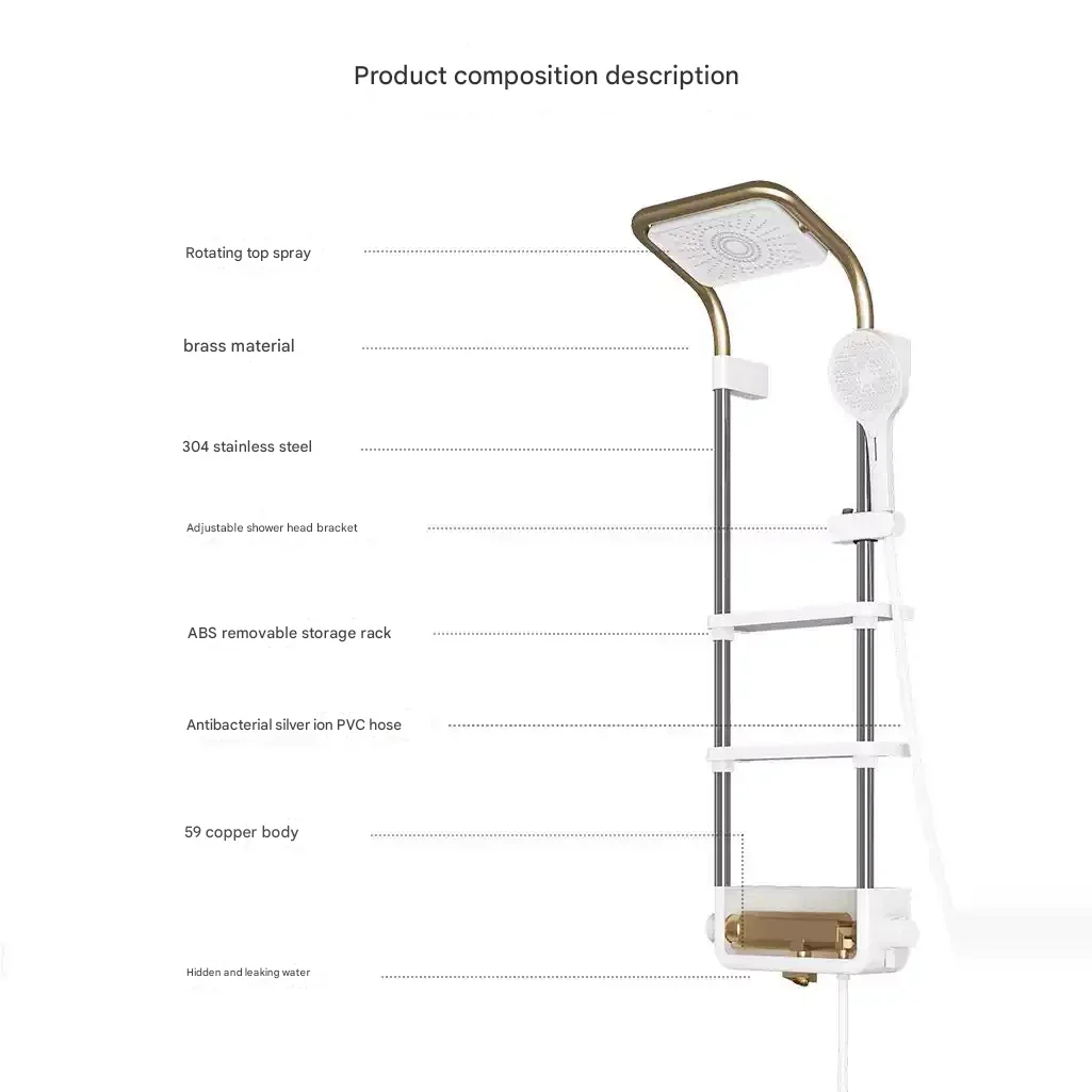 Illumina Spa Luxury European LED Shower Set - Image 5