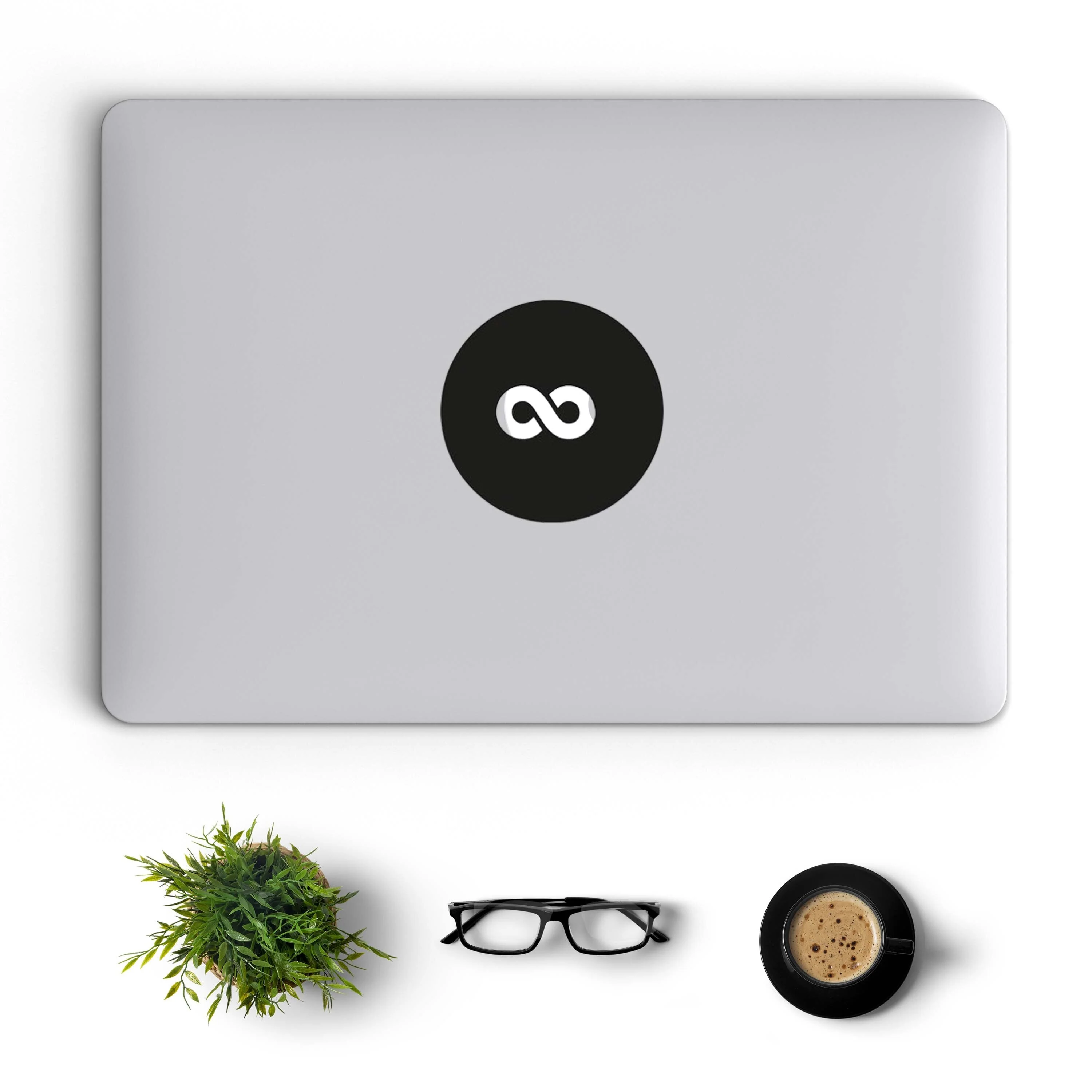Illumunated Creative Black Macbook Decal Stickers - Image 6