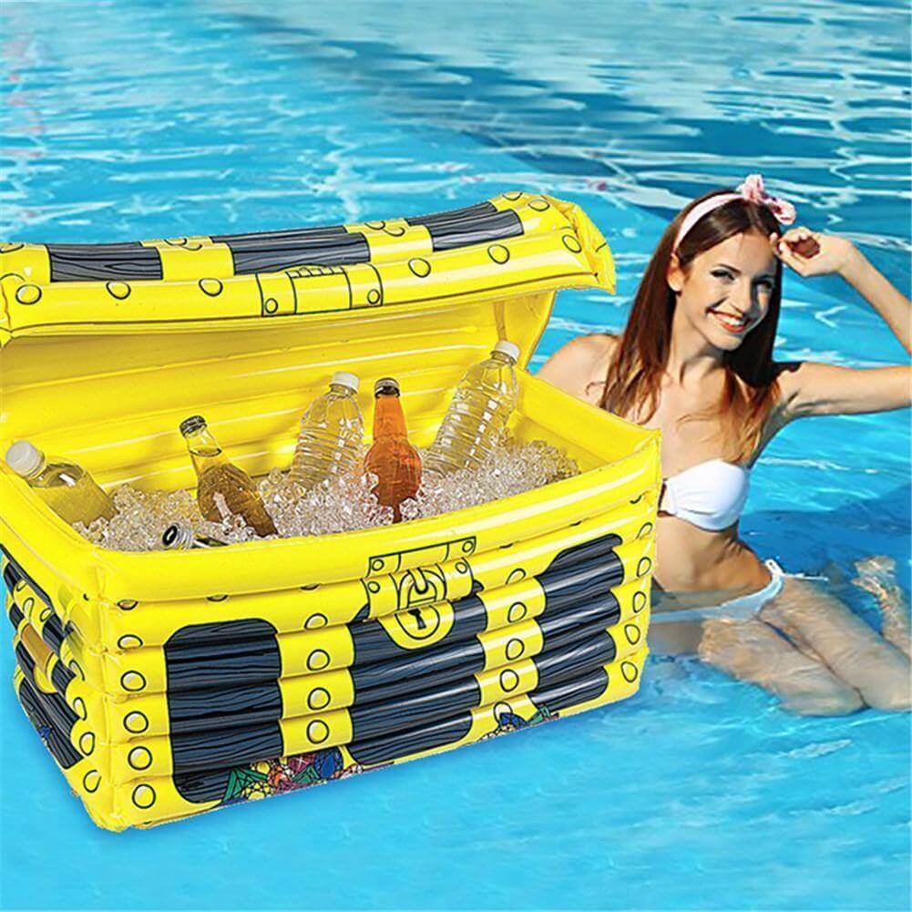 Inflatable Treasure Chest Beverage Cooler - Image 7