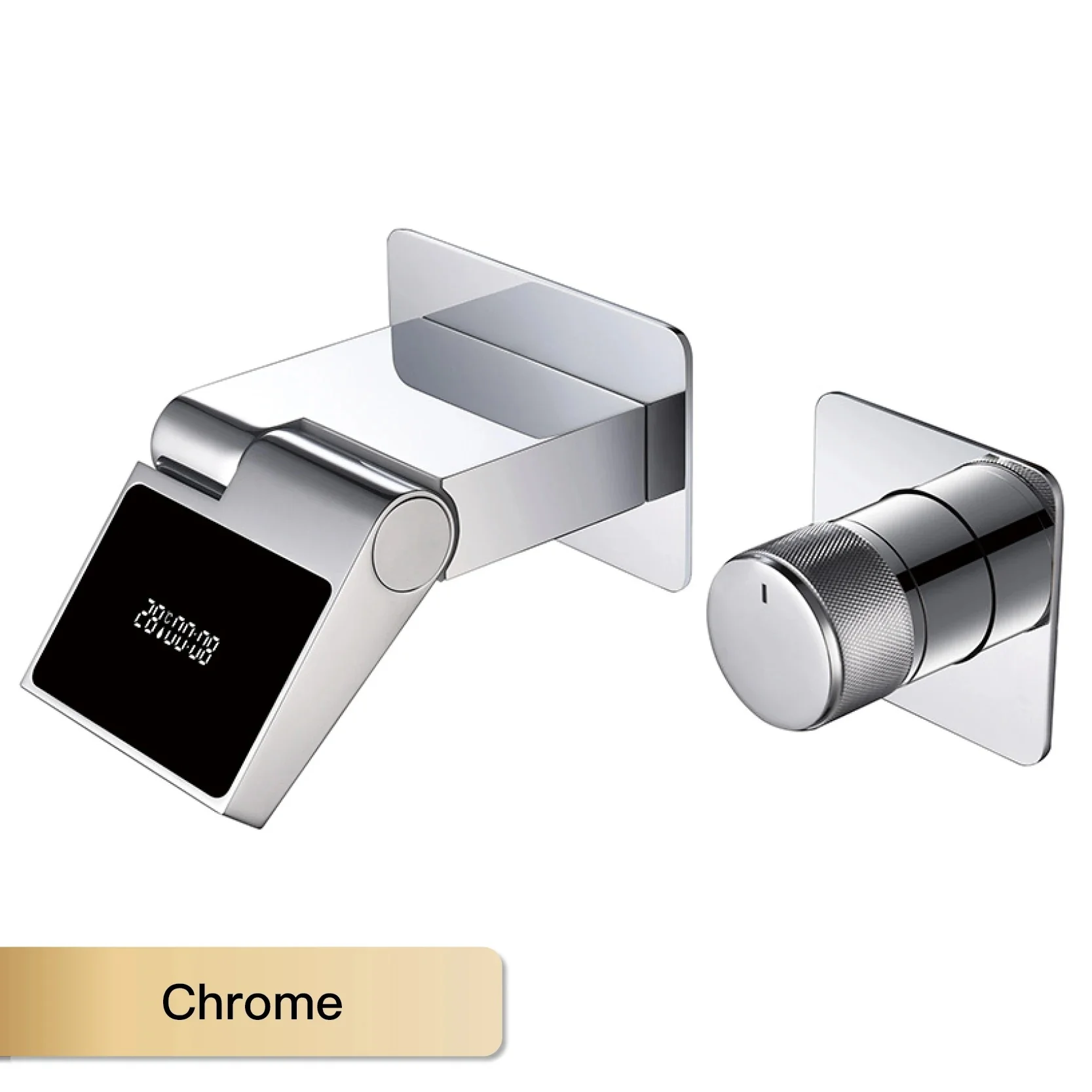 Intelligent Luxury Hidden Handle LED Digital Bathroom Faucet - Image 8