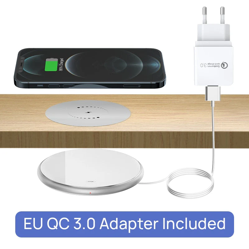 Invisible Under the Desk Wireless Charger - Image 11