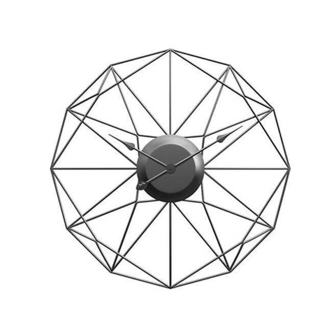 Iron Art Silent Wall-Mounted Clock - Image 2