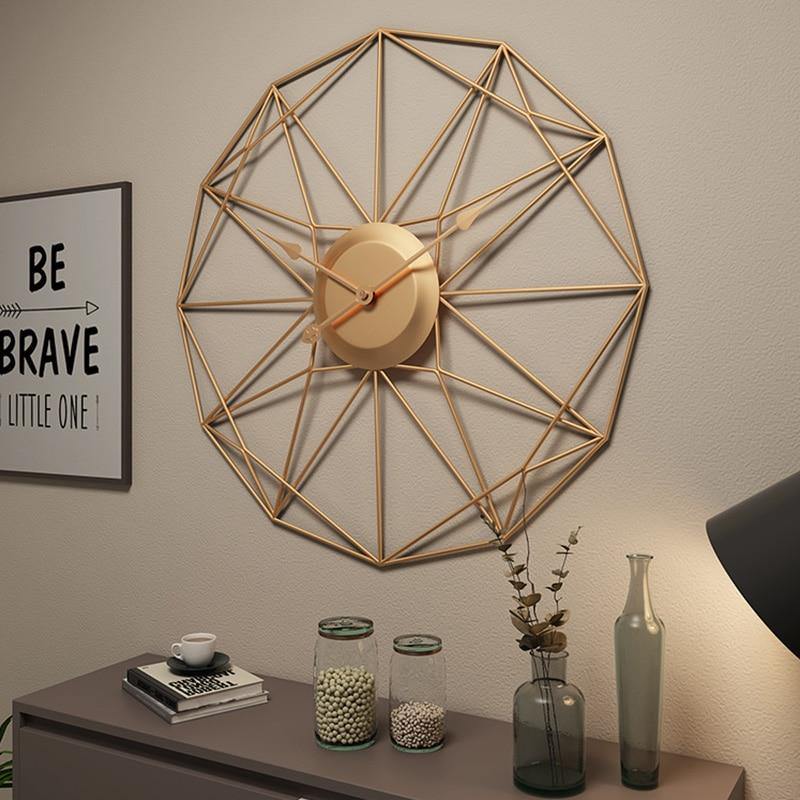 Iron Art Silent Wall-Mounted Clock - Image 5