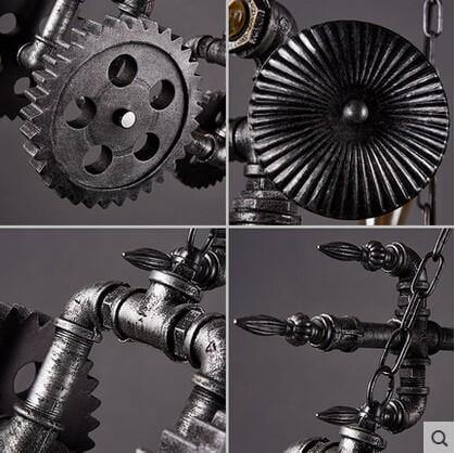 Iron Metal Motorbike Shape Modern Light Lamps - Image 6