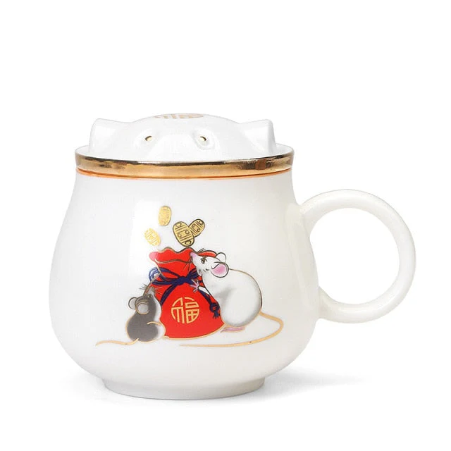 Japanese Ceramic Tea Infuser Cups - Image 10
