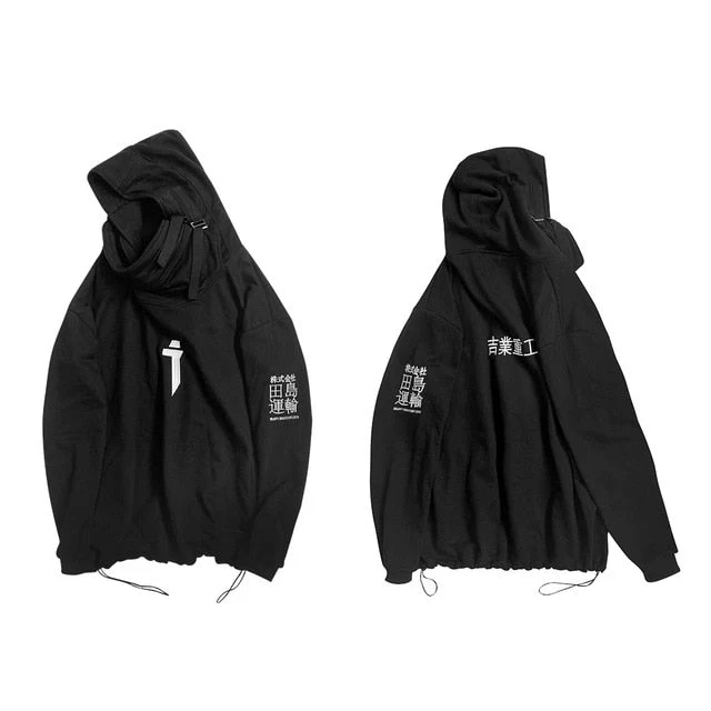 Japanese Style Oversize Hip Hop Hoodie - Image 9