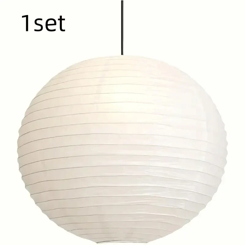 Japanese Style Paper Lantern Pendant Ceiling Lamp - Image 6