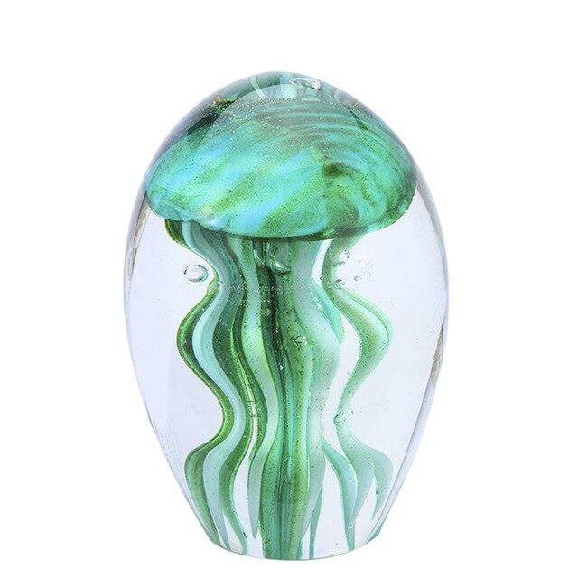 Jellyfish Hand Blown Glass Art Collectible - Image 9