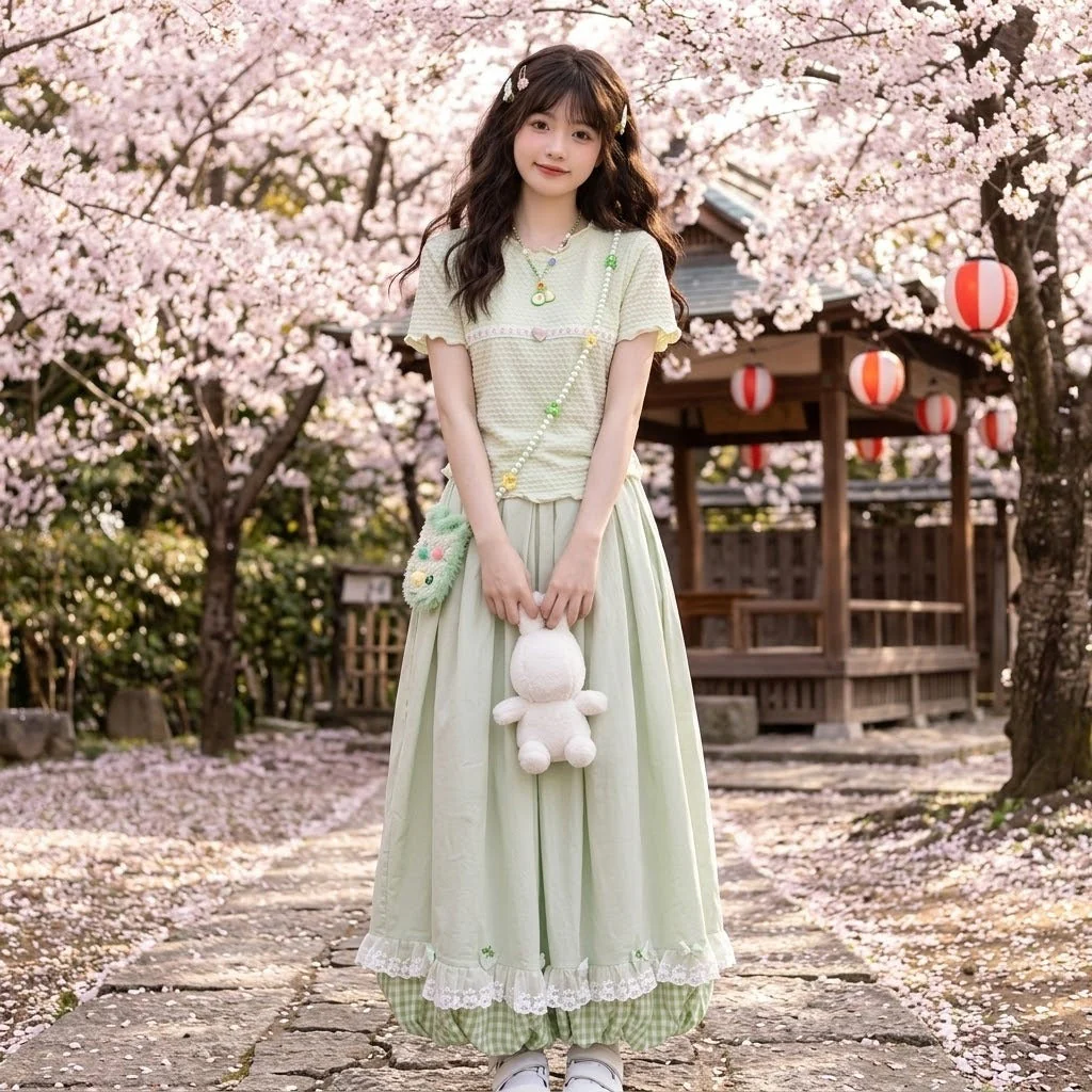 Kawaii Lolita Ruffle Bloomers Pants - Image 6
