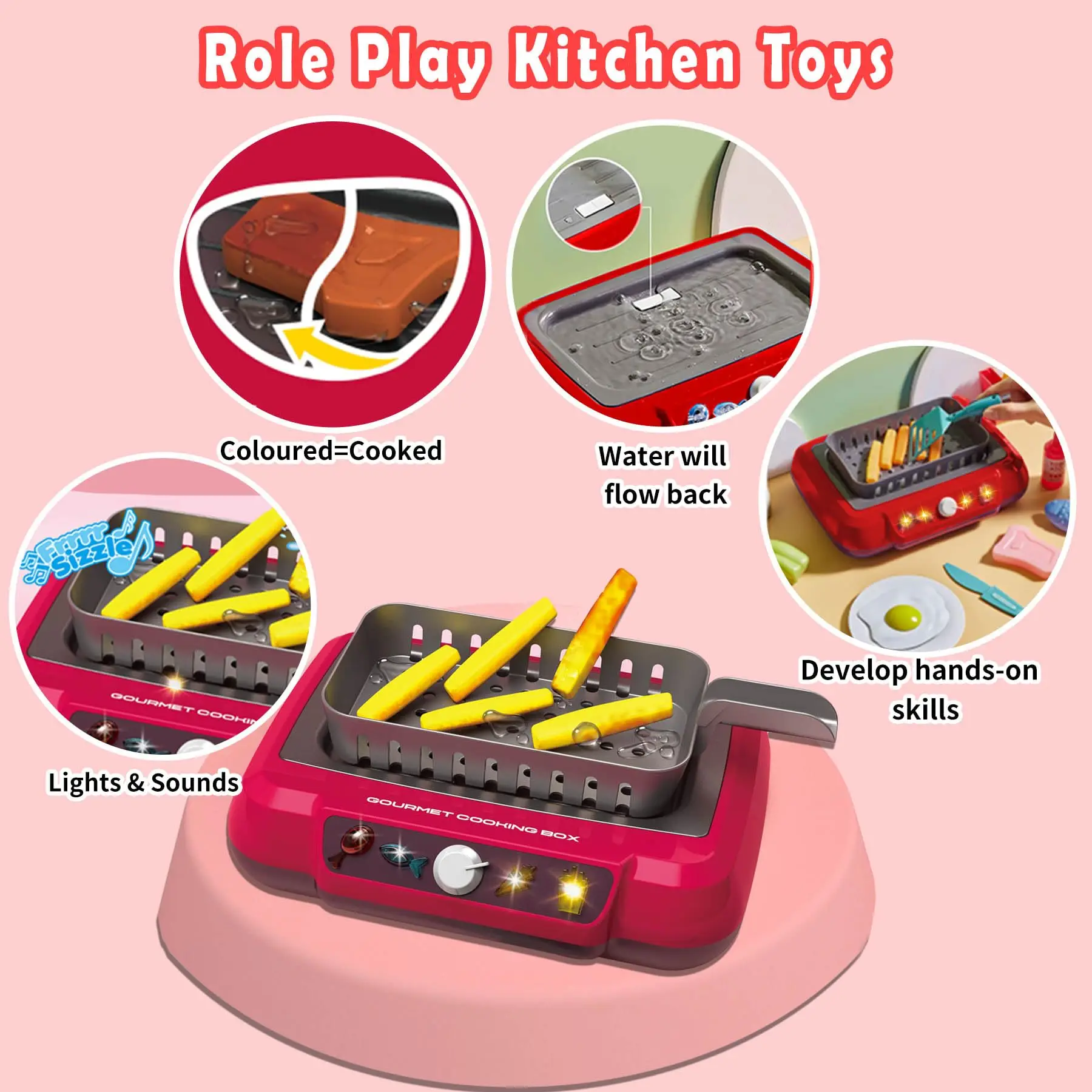 Kids Cooking Simulation Toy Set - Image 5