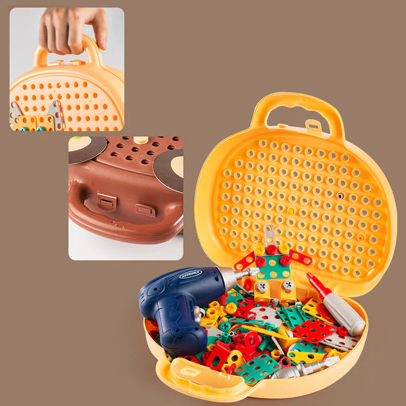 Kids Educational  Electric Drill Screw Set Toy - Image 8