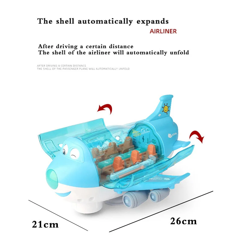 Kids Music Electric Assembled Airbus Toy - Image 6