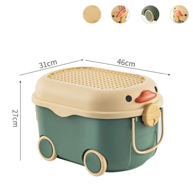 Kids Toy Cartoon Movable Storage Box - Image 9
