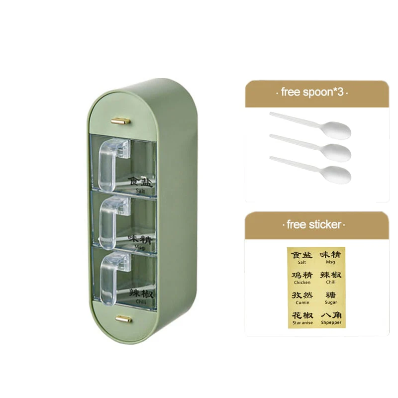 Kitchen Organizer Wall-Mounted Seasoning Station - Image 8