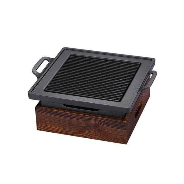 Korean Elegant Wooden Indoor Barbecue - Image 4