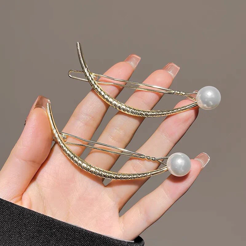 Korean Style Elegant Pearl Hair Clip - Image 6