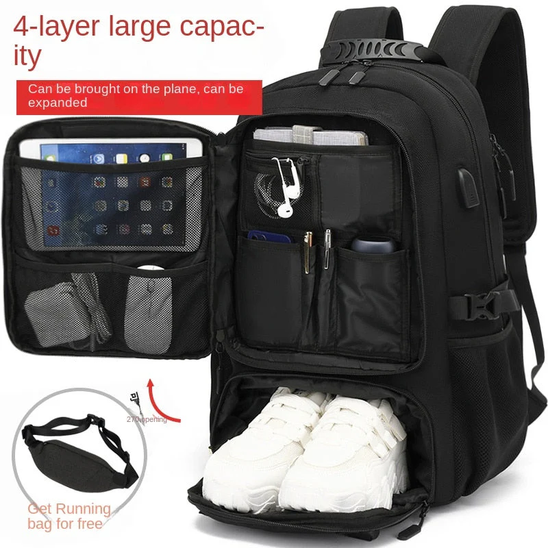 Large Capacity Breathable Ultimate Travel Nomad Backpack - Image 2