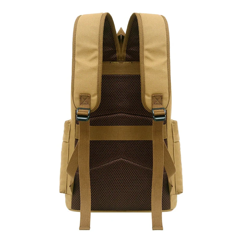 Large Capacity Canvas Explorer Travel Backpack - Image 11