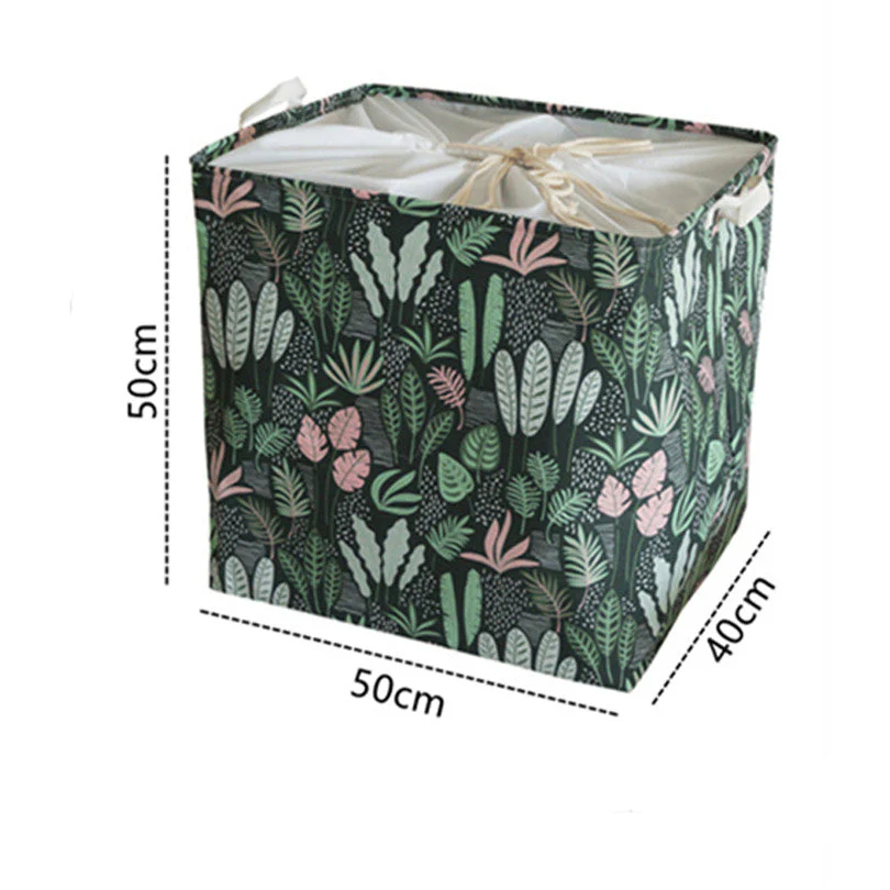 Large Capacity Cotton Foldable Laundry Basket - Image 8