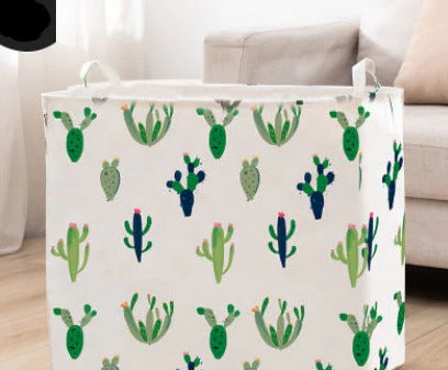 Large Capacity Cotton Foldable Laundry Basket - Image 9