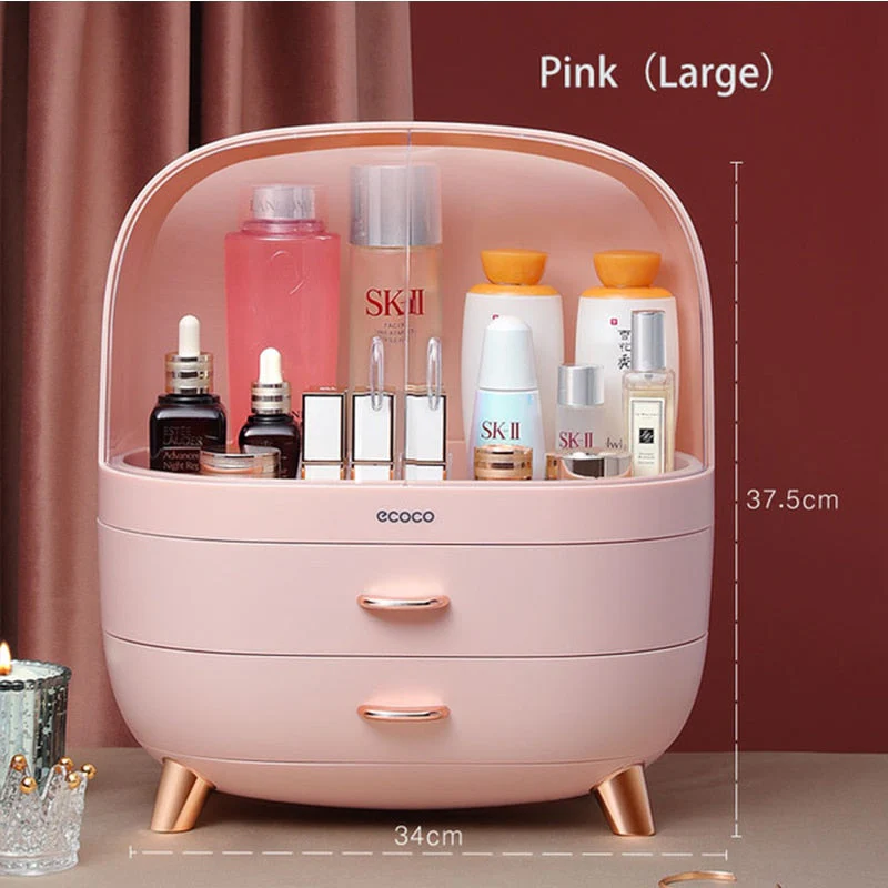 Large Capacity Elegant MakeUp Drawer Organizer Storage Box - Image 10