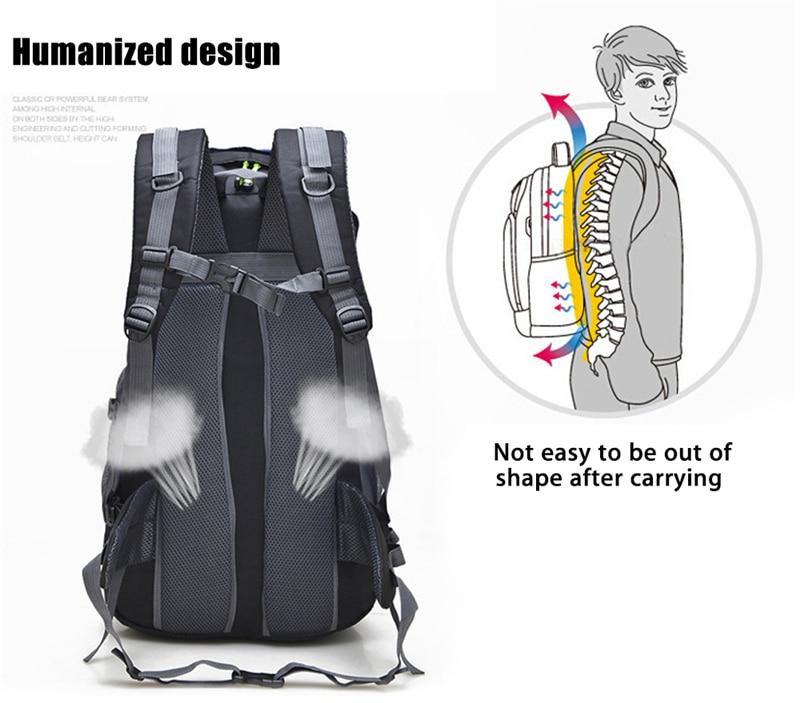 Large Capacity Waterproof Outdoor Travel Backpack - Image 4
