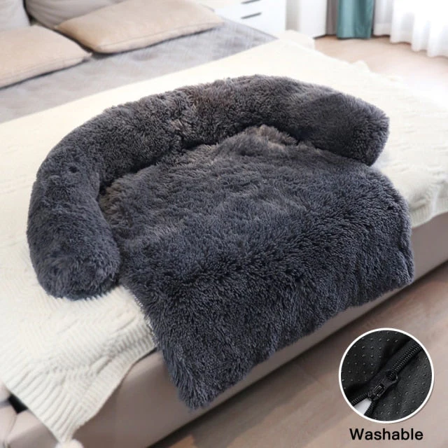 Large Pet Plush Sofa Cover Bed - Image 12