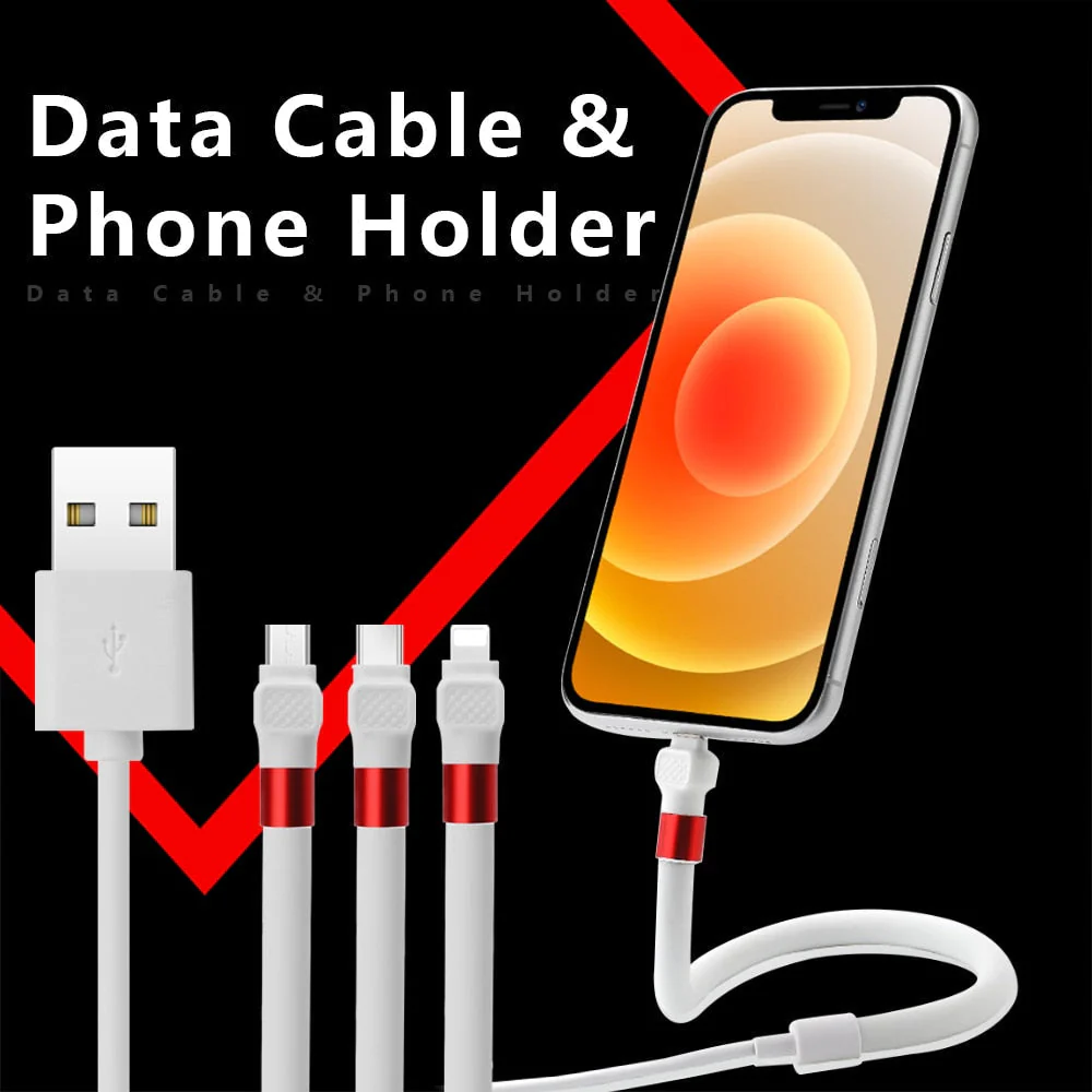 Lazy Fast Charging Cable Phone Holder - Image 3