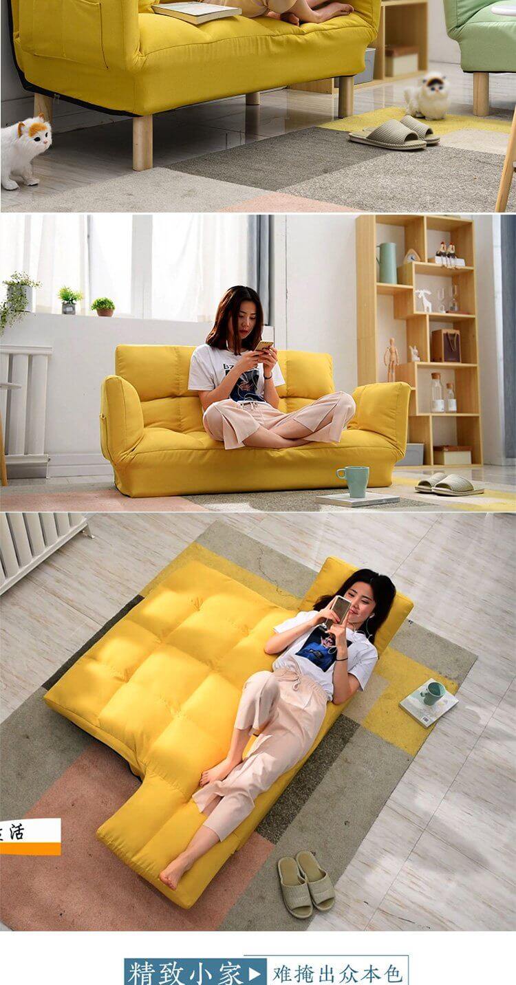 Lazy Floor Modern Minimalist Foldable Sofas - Image 9
