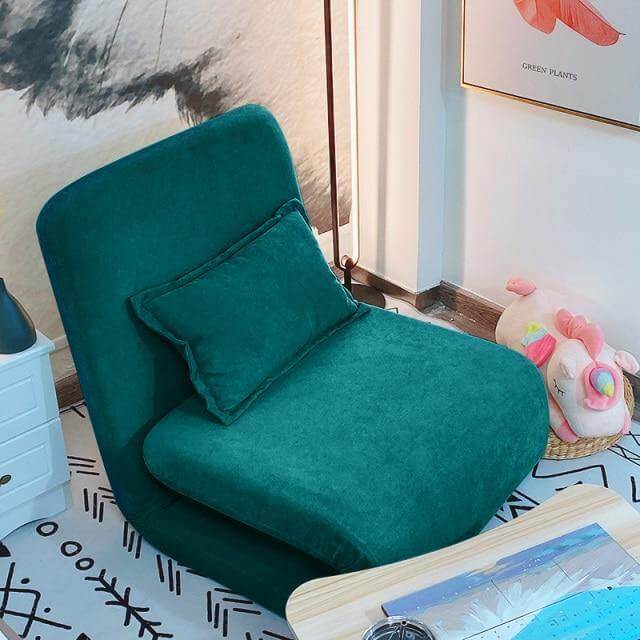 Lazy Foldable Single Sofa Bed Floor Chair - Image 14