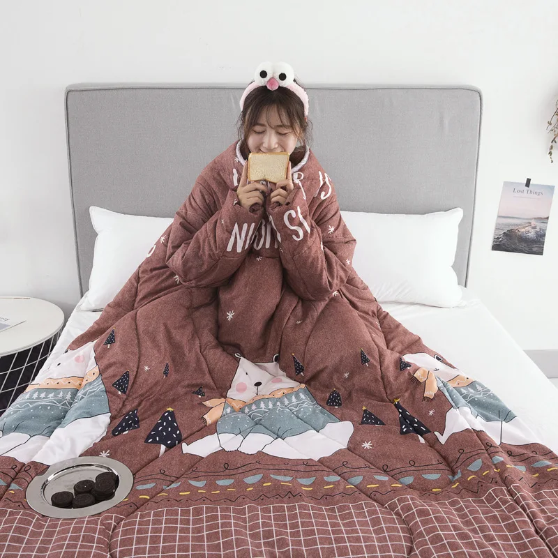 Lazy Time Wearable Sleeping Blanket - Image 5