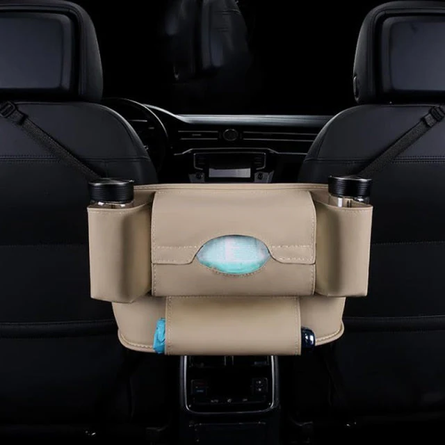 Leather Car Back Seat Organizer - Image 9