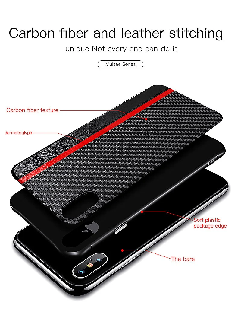 Leather Fiber iPhone Case - Image 3