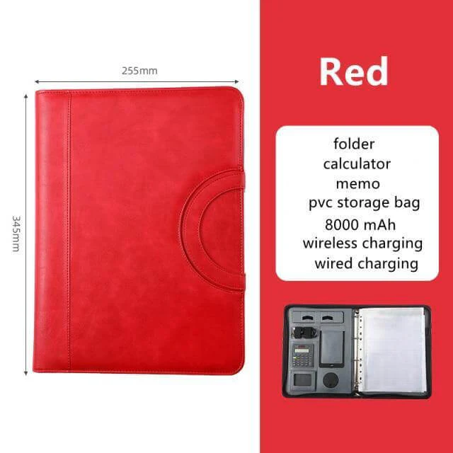 Leather Multifunctional PowerBank Notebook - Image 7