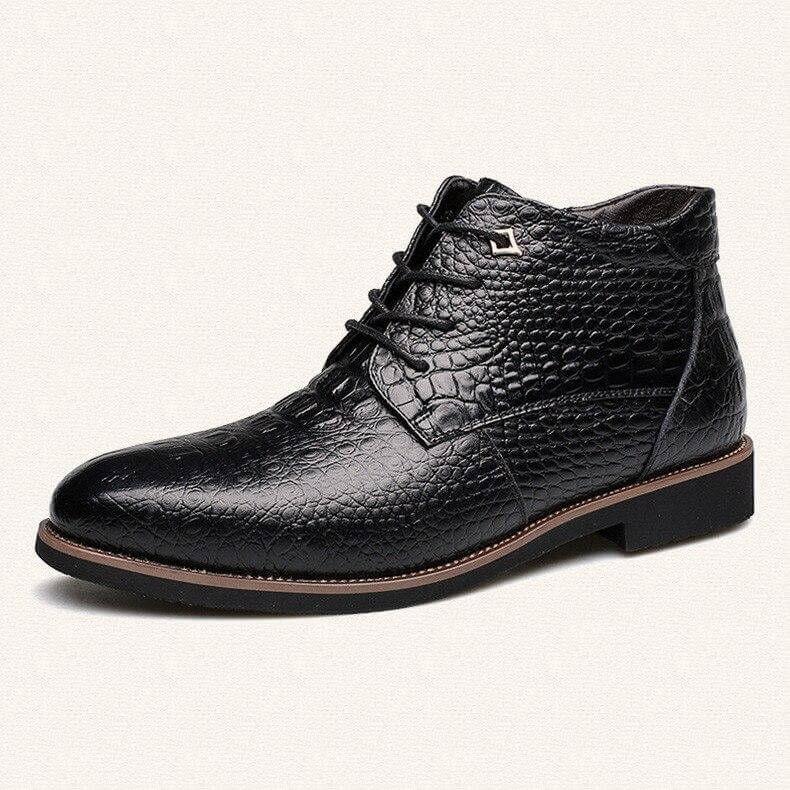 Leather Warm Thick Men Winter Boots - Image 8