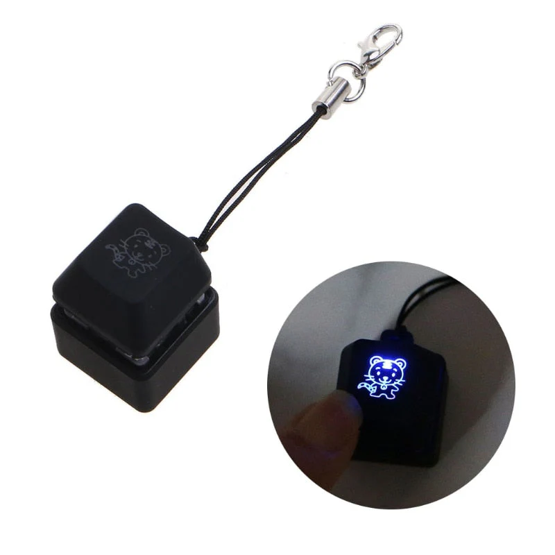 LED Keyboard Switch Fidget Keychain - Image 5