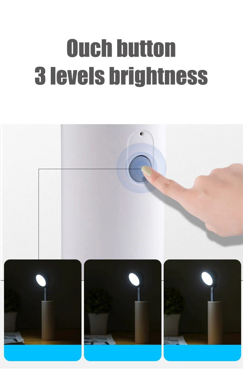 LED Mini Rechargeable Power Bank Desk Lamp - Image 5