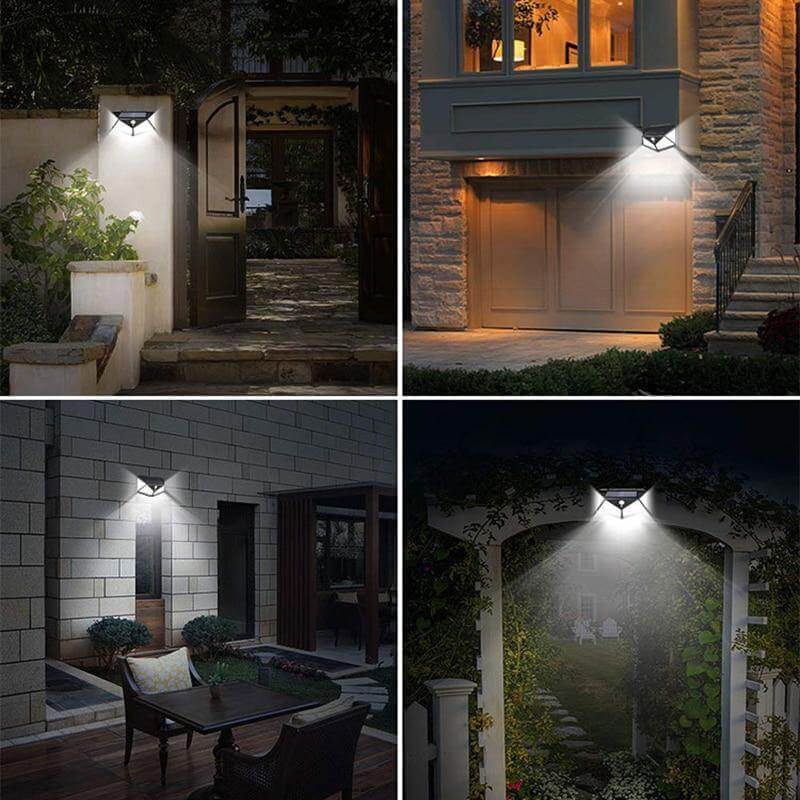 LED Outdoor Solar Light Wall Lamp - Image 8