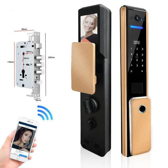 Led Screen Fingerprint Secure Digital Door Lock - Image 7