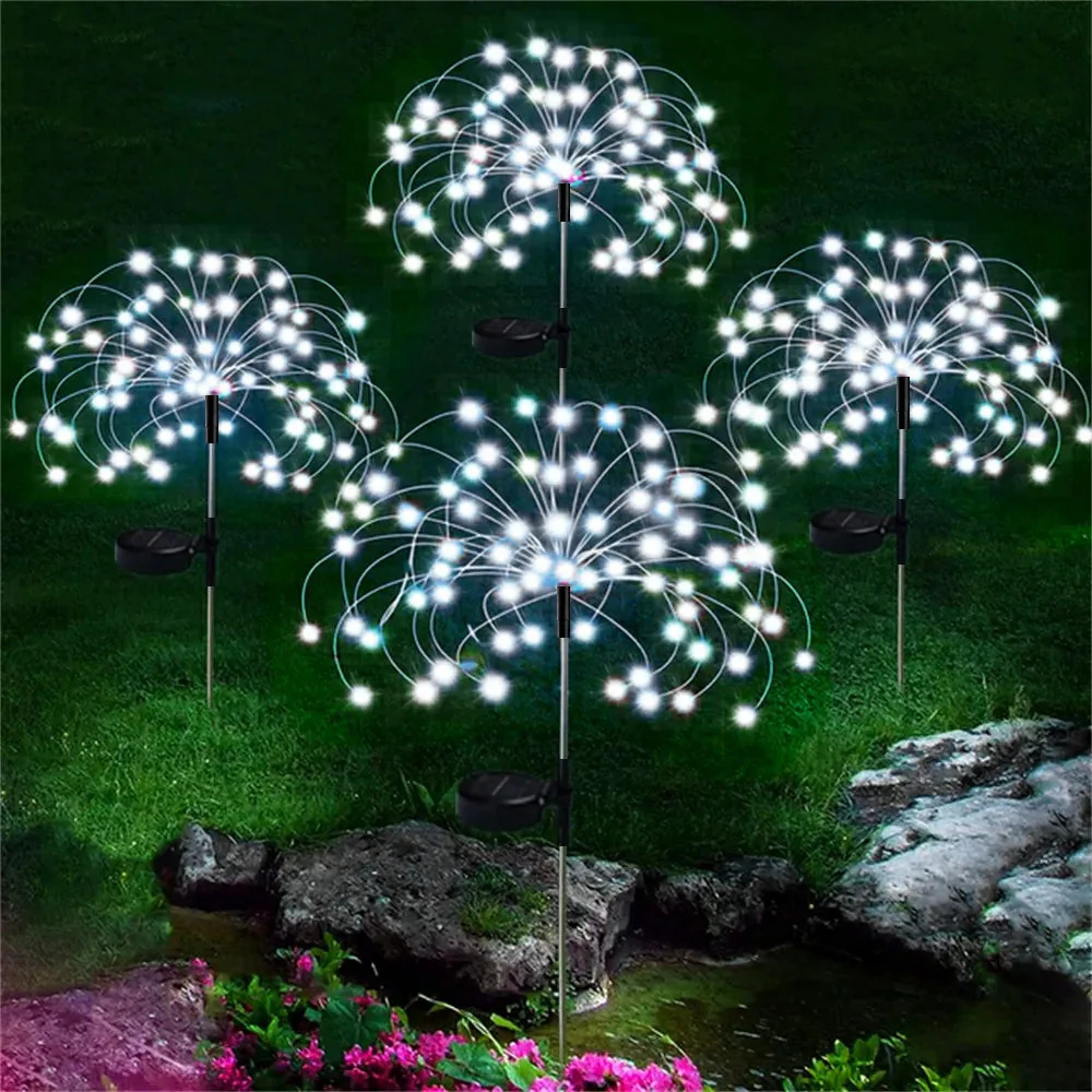 LED Solar Firework Fairy Outdoor Pathway Lights - Image 7