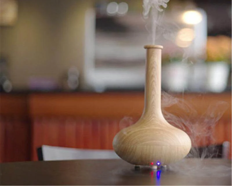 Light Wood 160ml Ultrasonic Mist Maker Air Humidifier - Image 4