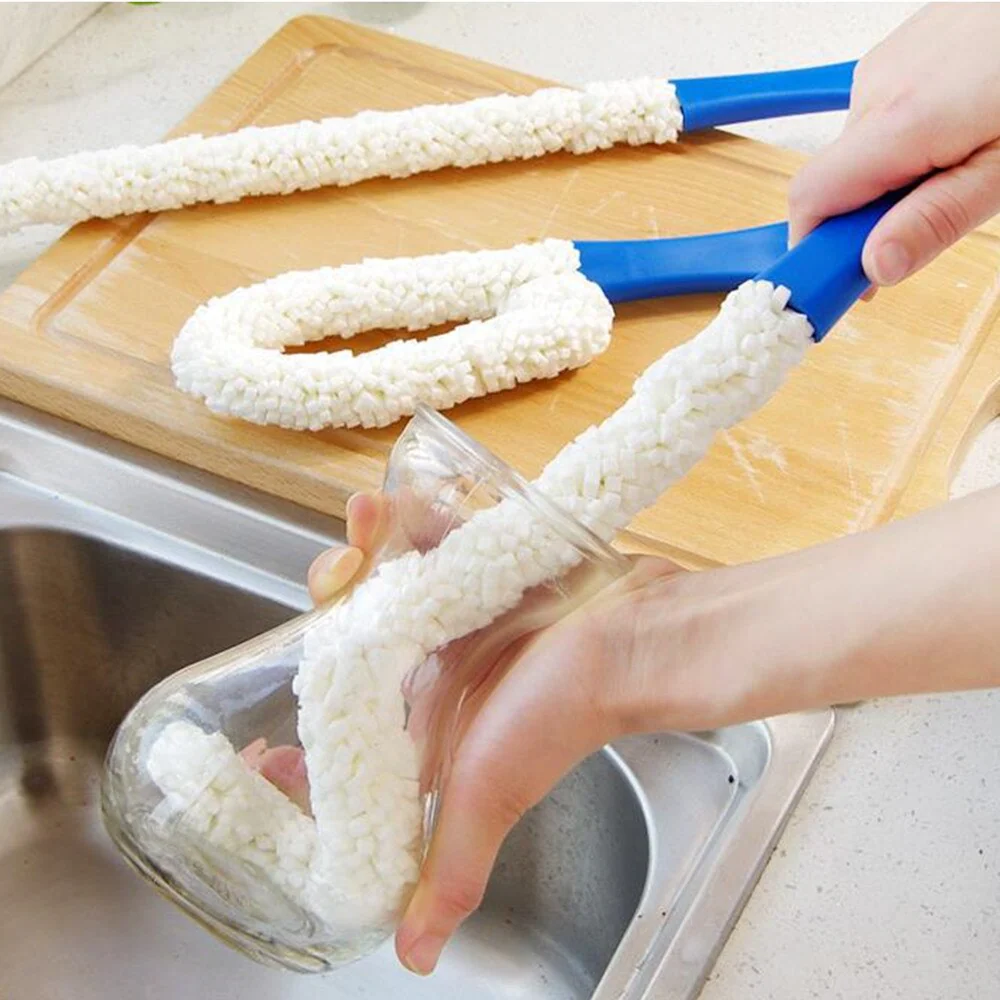 Long Handle Bendable Bottle Cleaning Brush - Image 2