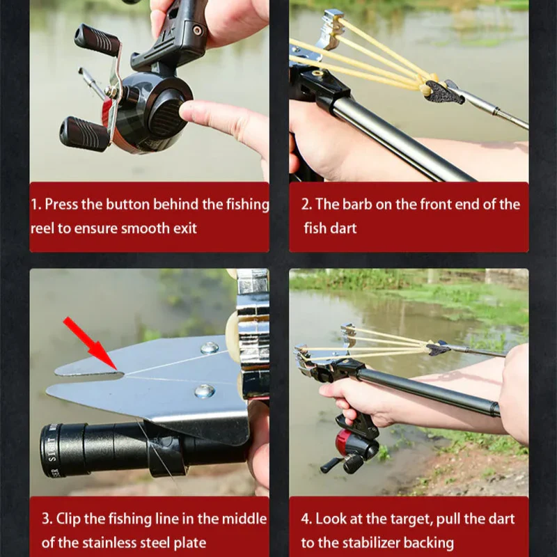Long-Range Telescopic Fishing Laser Slingshot - Image 4